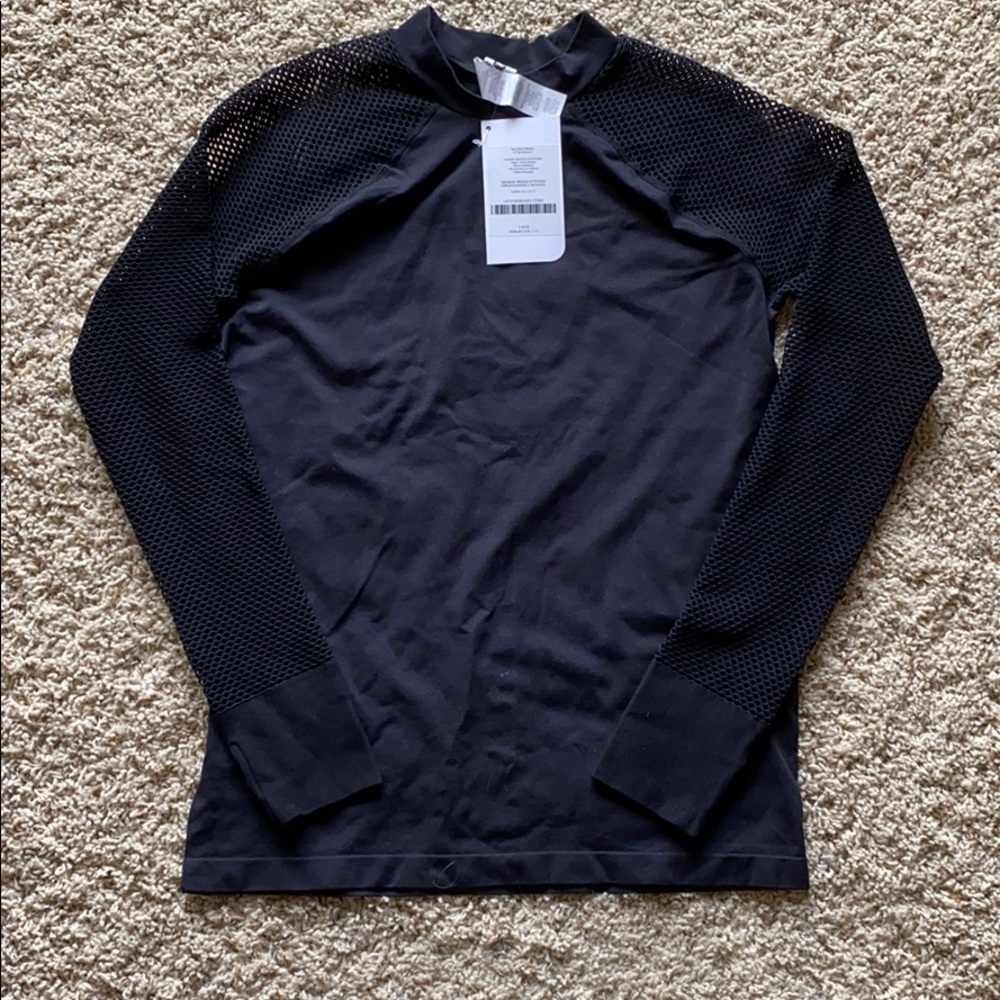 Fabletics Long Sleeve Mesh Top